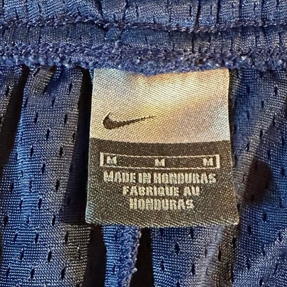 Nike Men's M Blue Athletic‎ Training Shorts Mesh Breathable Elastic Drawstring - Picture 2 of 5